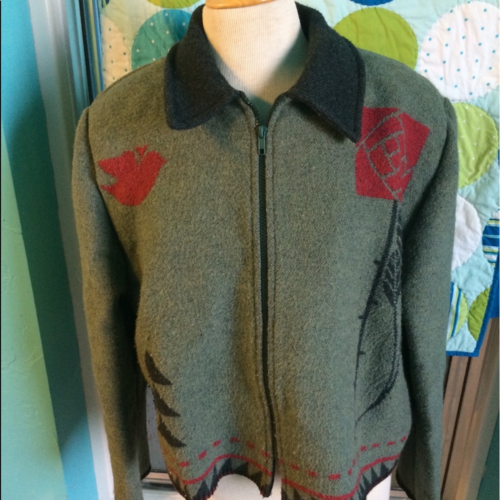 WOOL BLEND JACKET SIZE XL
